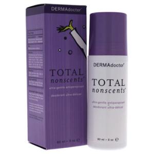 Total NonScents UltraGentle Antiperspirant by DERMAdoctor for Women  3 oz Deodorant RollOn