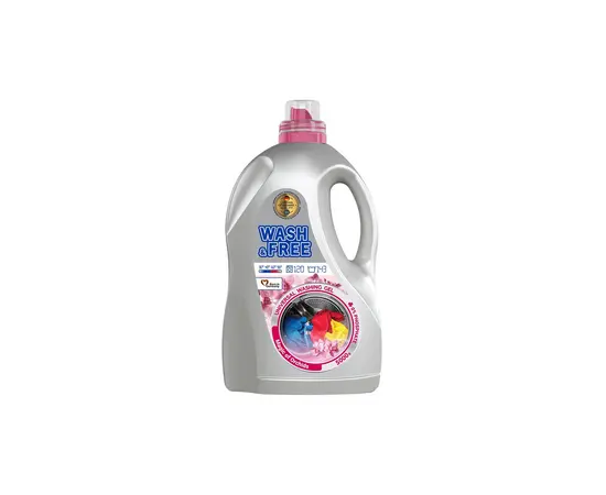 სარეცხი გელი Wash&Free უნივერსალური ორქიდეა 5 კგ
