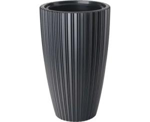 ქოთანი ყვავილის Form-Plastic Mika Slim 40 deep black
