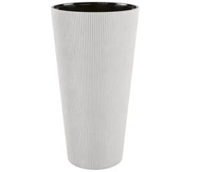 ქოთანი ყვავილის Form Plastic Linea Slim 30 White