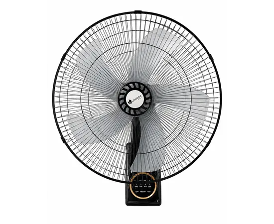 ვენტილატორი კედლის BRILLOP 50W პულტით შავი