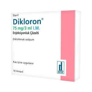 დიკლორონი - Dikloron 75მგ/3მლ 3მლ 10 ამპულა