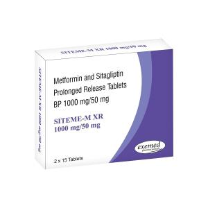 სიტემ-M XR - Siteme-M XR 1000მგ/50მგ 30 ტაბლეტი